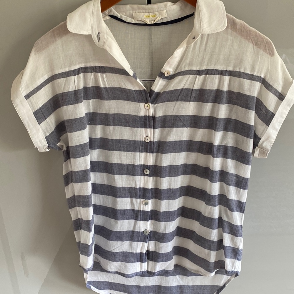 Anthropologie hei hei striped buttondown
